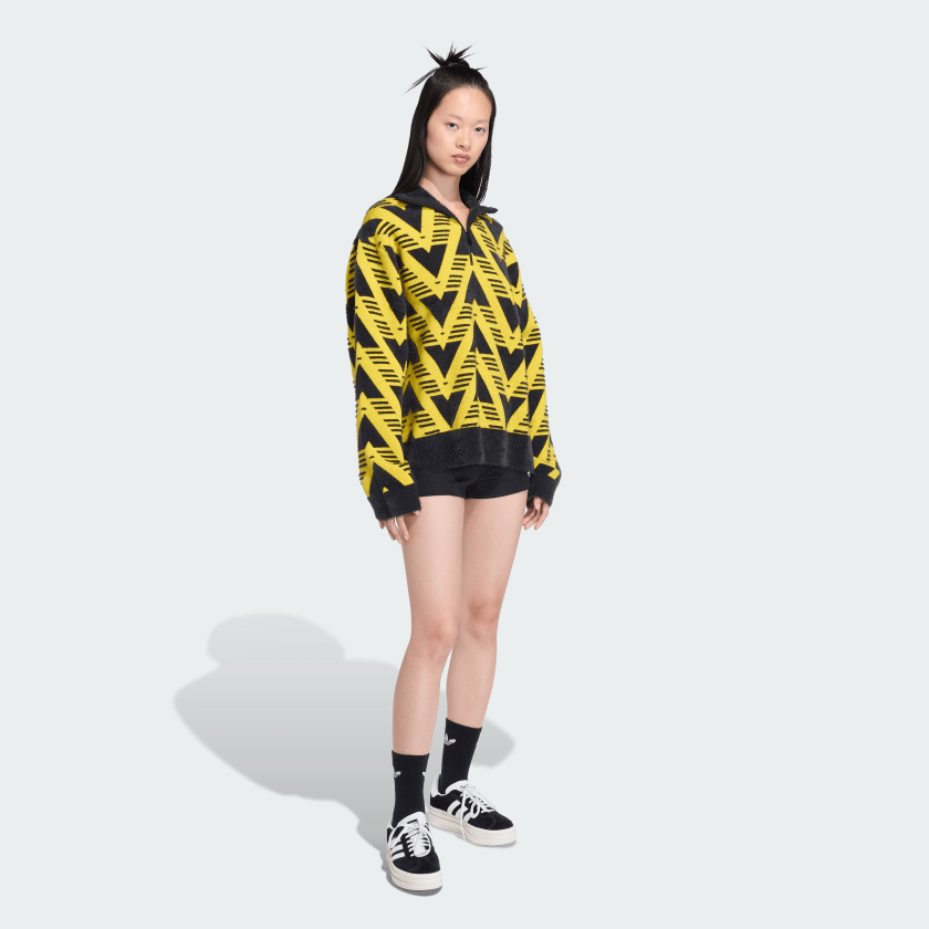 adidas Women's Knitted Half-zip Sweater | ShopSimon