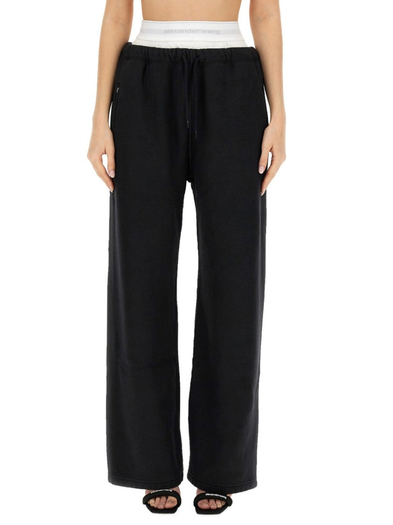 パンツ T By Alexander Wang Relaxed Black Wide-Leg Pants T By Alexander Wang Relaxed Black Wide-Leg Pants | ShopSimon