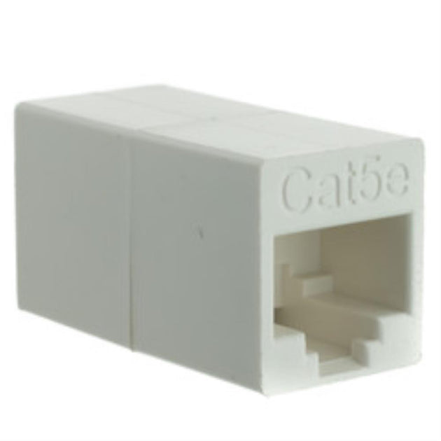 Cablewholesale Cat5e Crossover Coupler, White, RJ45 Female, Unshielded ...