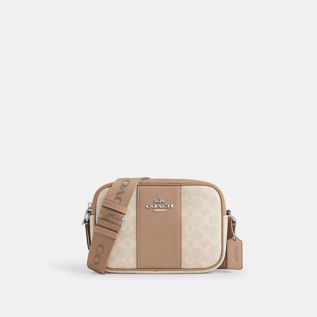 Coach Outlet Jamie Camera Bag In Signature Canvas With Stripe