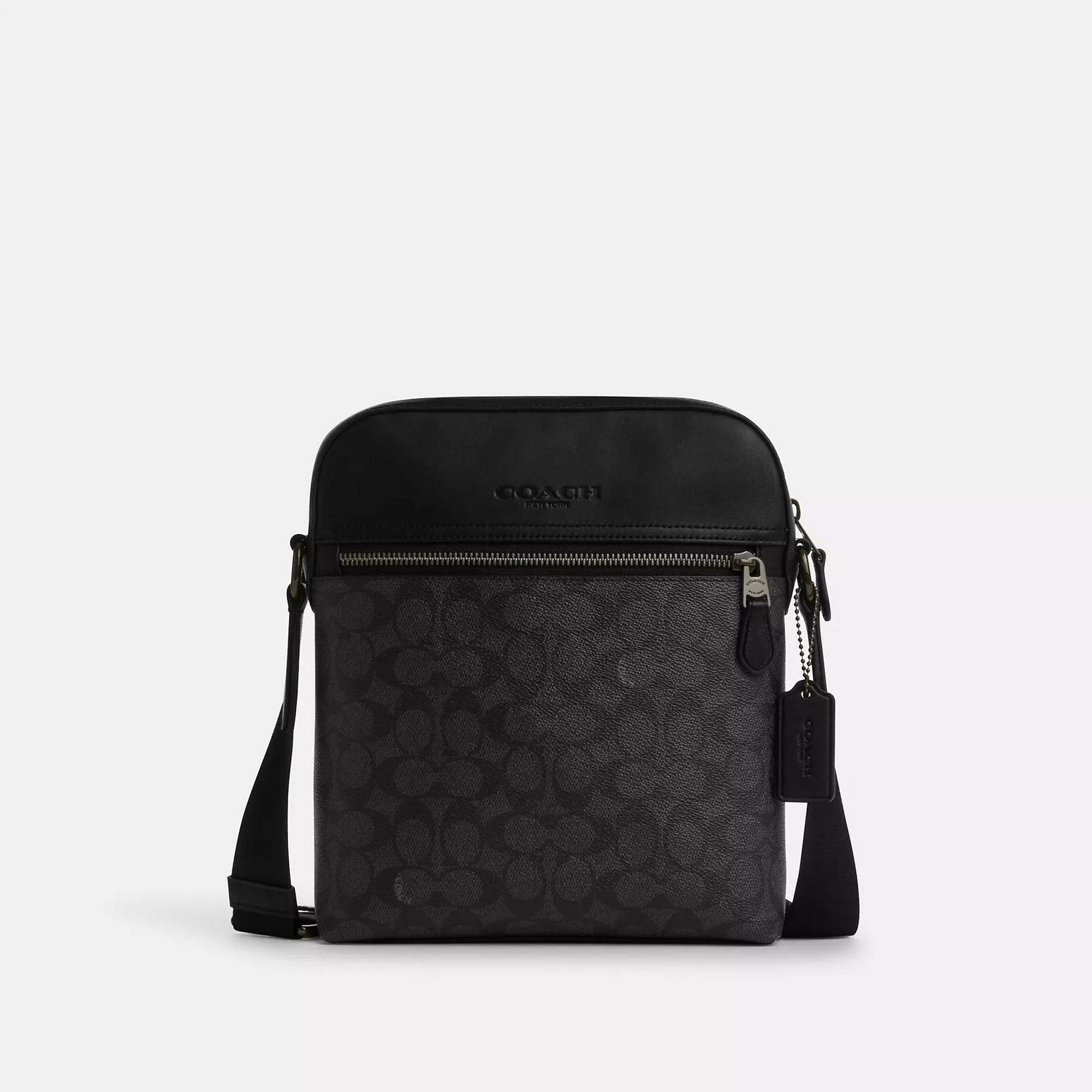 Coach Outlet Houston Flight Bag In Signature Canvas | ShopSimon