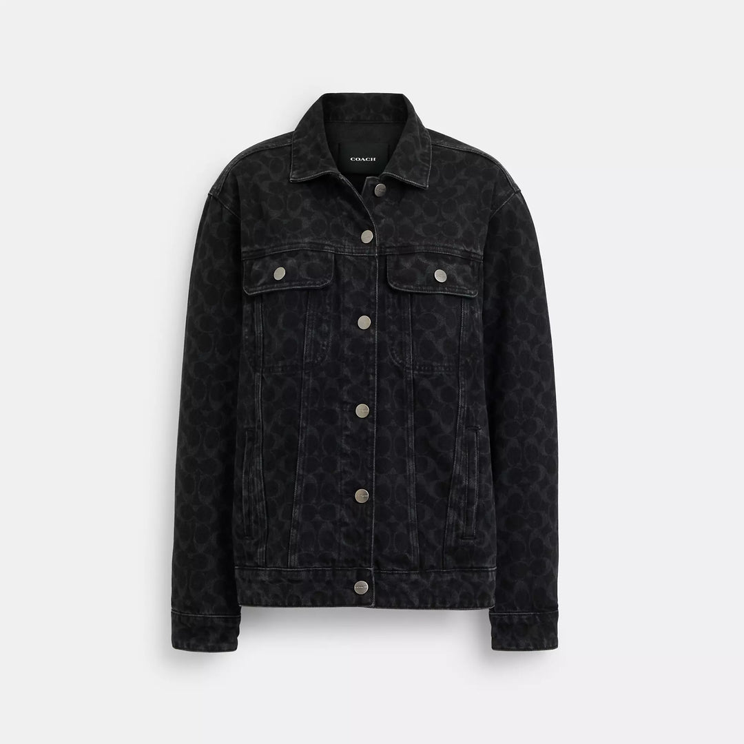 Coach Outlet Signature Denim Jacket | ShopSimon