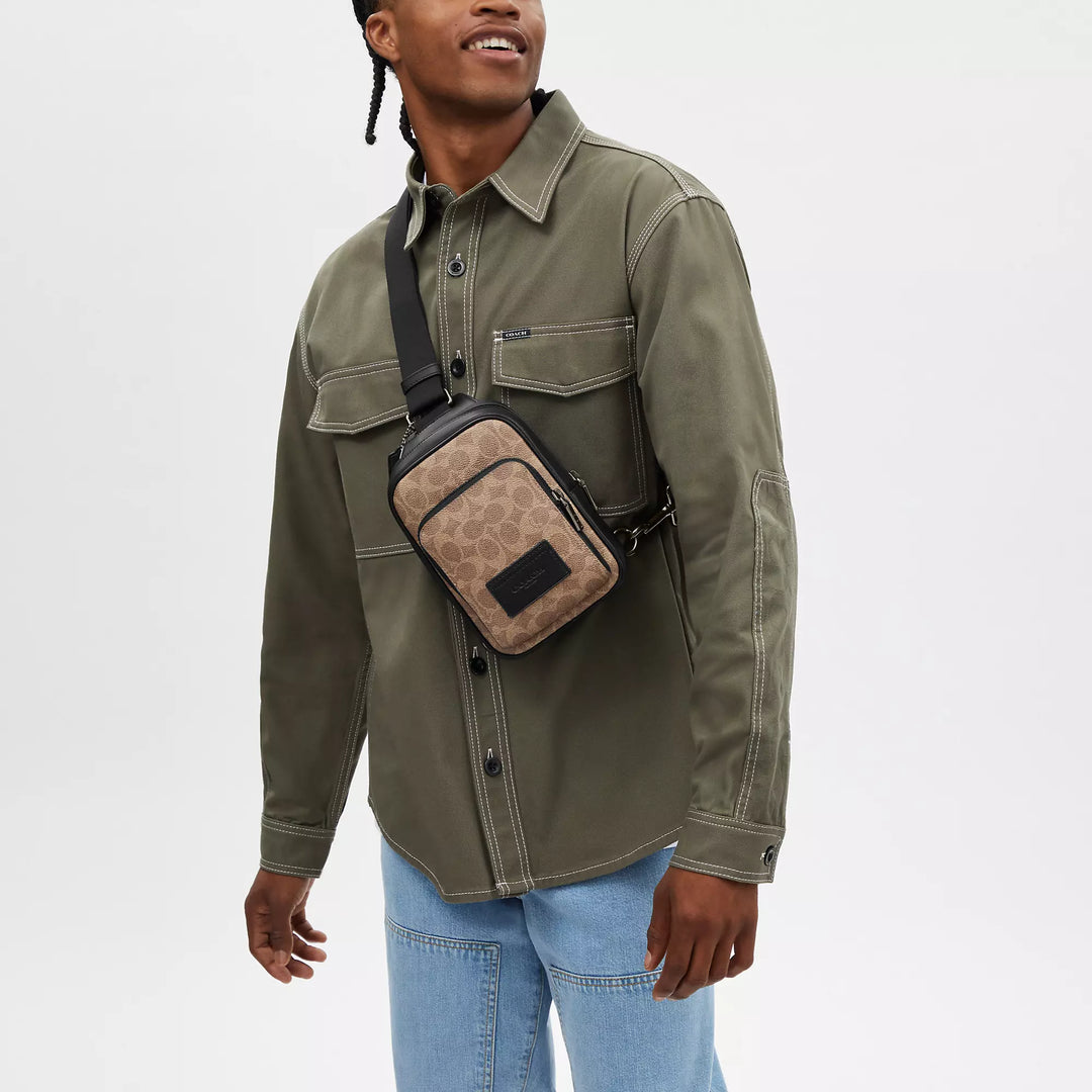 coach backpack sling Small Turnlock Pack Its compact dimensions of 5.25 in length COACH CX071 Racer Sling Pack