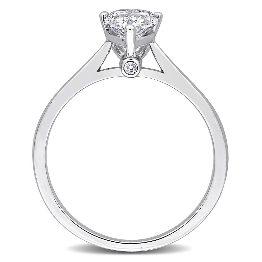 Mimi & Max 1ct Tw Pear-shape Lab-grown Diamond Solitaire