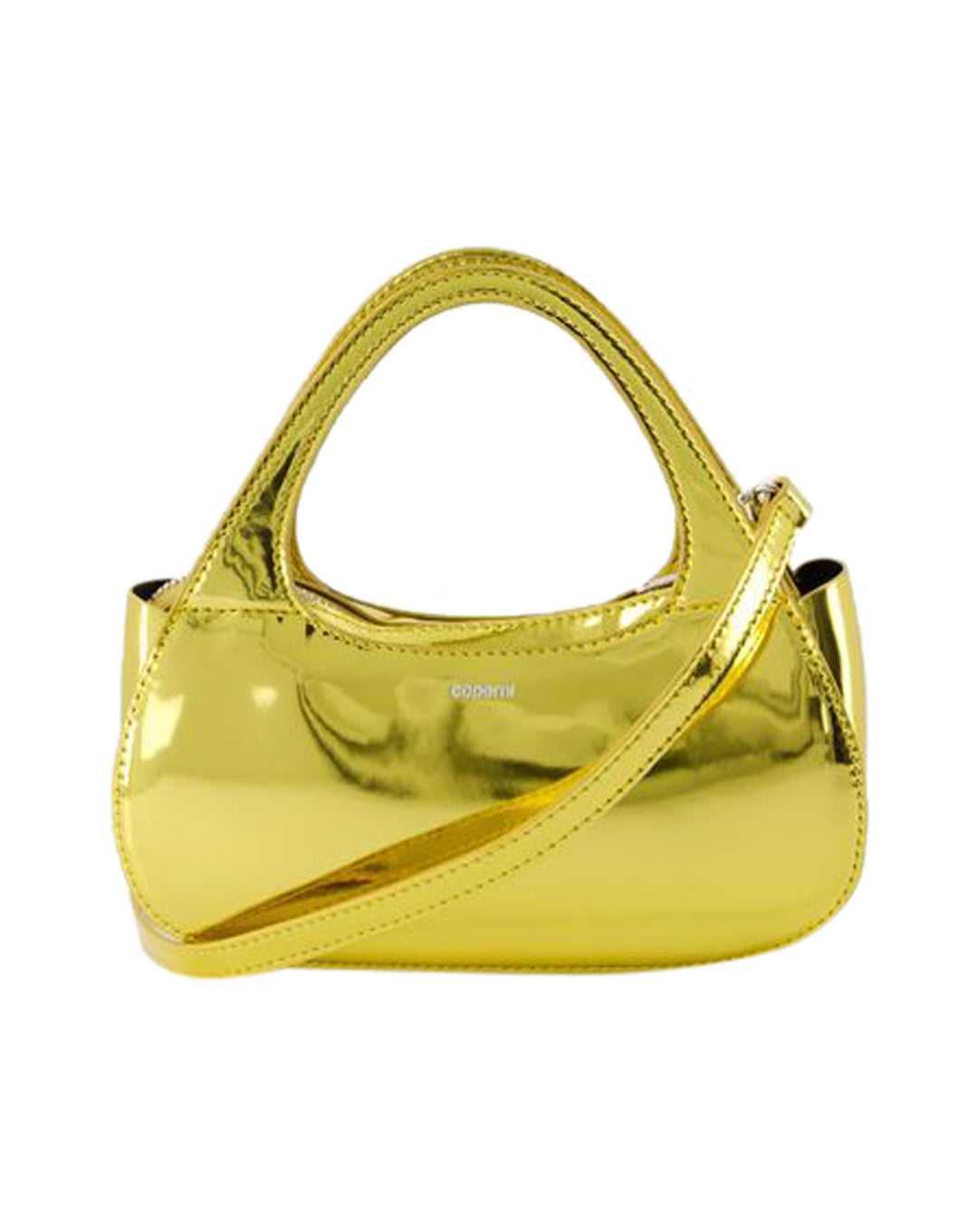 トートバッグ Coperni llic Micro Baguette Swipe Bag - Synthetic - Gold Coperni Metallic Micro Baguette Swipe Bag - - Synthetic