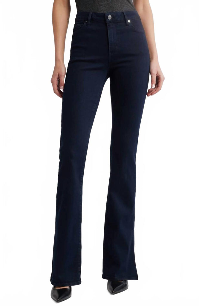【NONCODE】Slen Slit Bootcut Pants Levi's Women's Dark Wash Wait High Rise 725 Slit Hem Stretch