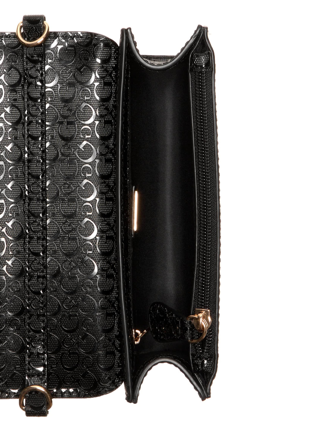 Guess Factory Indira Shiny Logo Crossbody | ShopSimon display picture 3