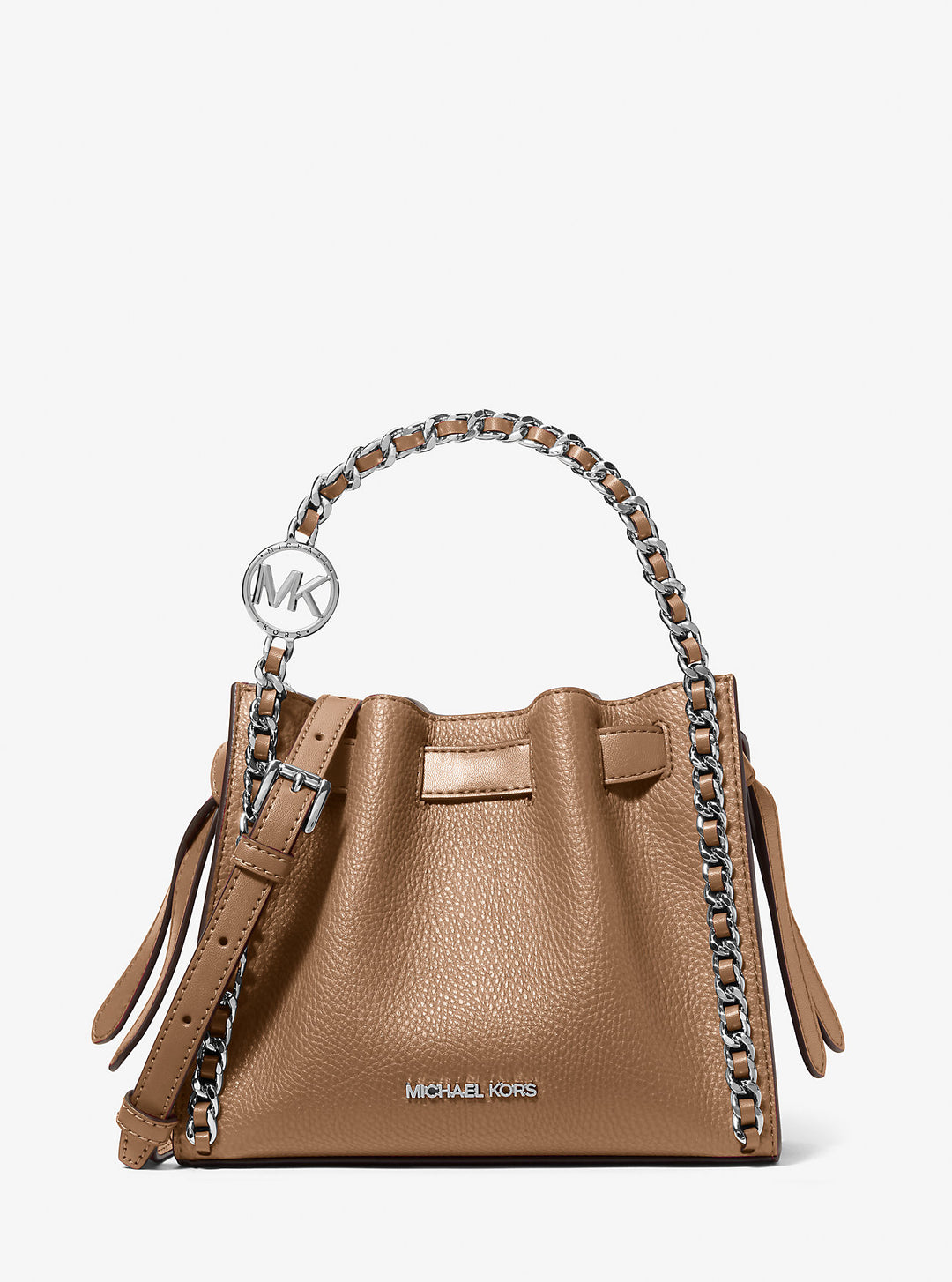 Michael Kors Outlet Mina Small Chain Convertible Crossbody Bag