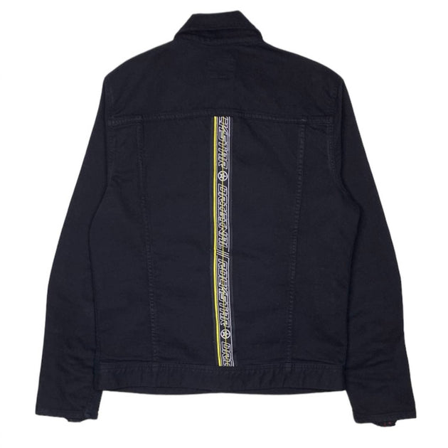ROCKSTAR ORIGINAL Men's Denim Rally Jacket In Black | ShopSimon