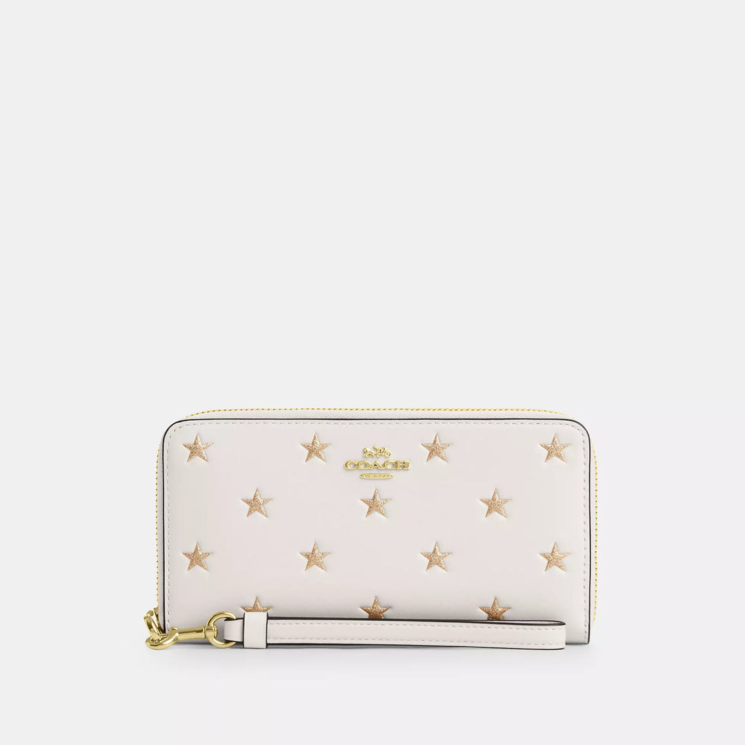 長財布 Boxed Long Zip Around Wallet With Disco Star Print COACH® | Boxed Long Zip Around Wallet With Disco Star Print