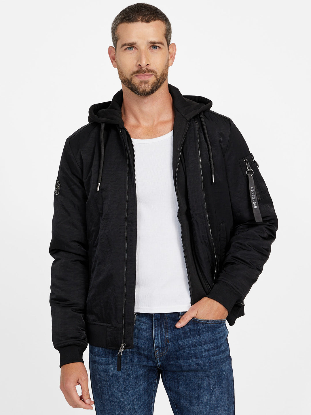 Guess Factory Eco Sean Padded Jacket | ShopSimon