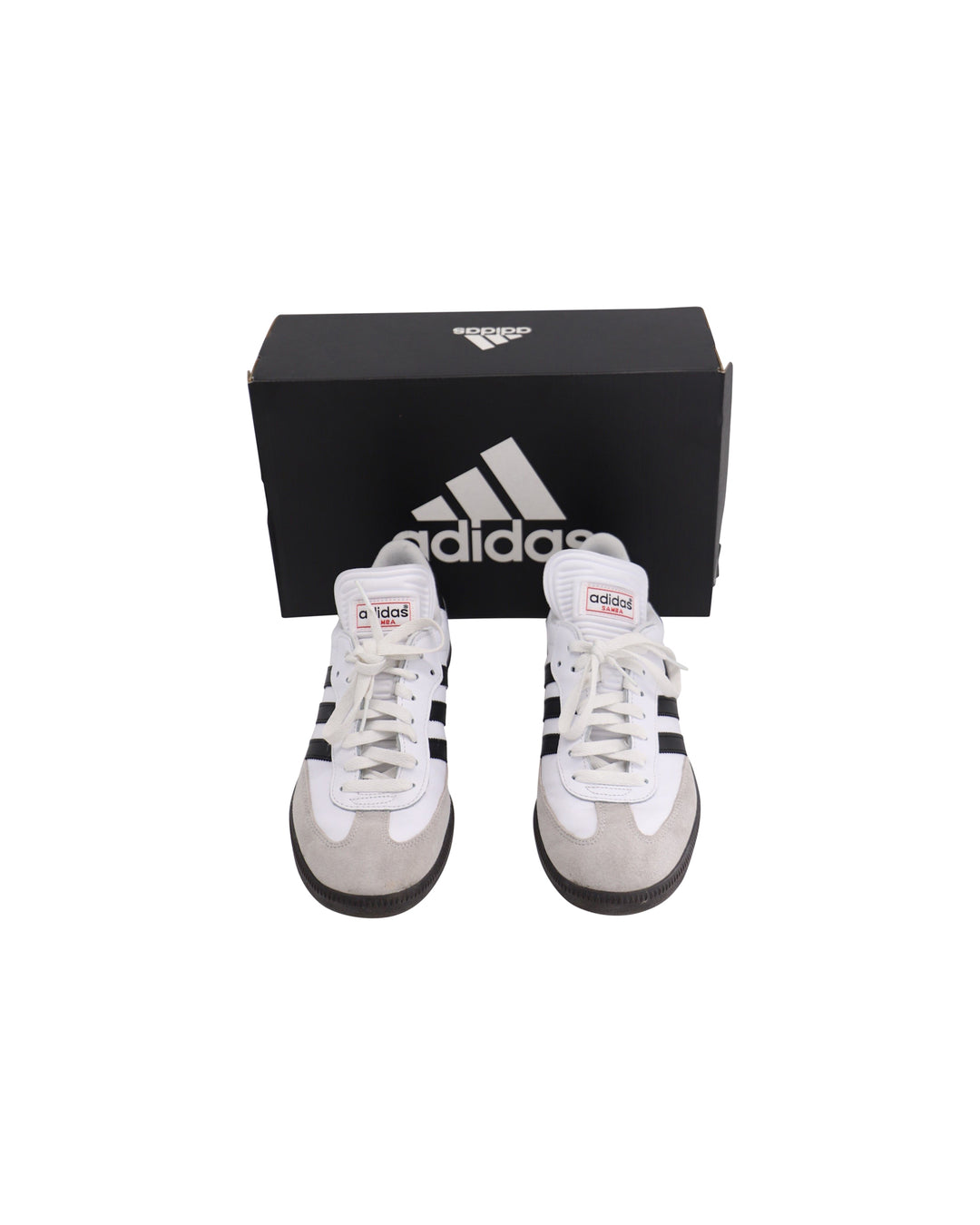 adidas originals Samba Classic Sneakers In White Leather