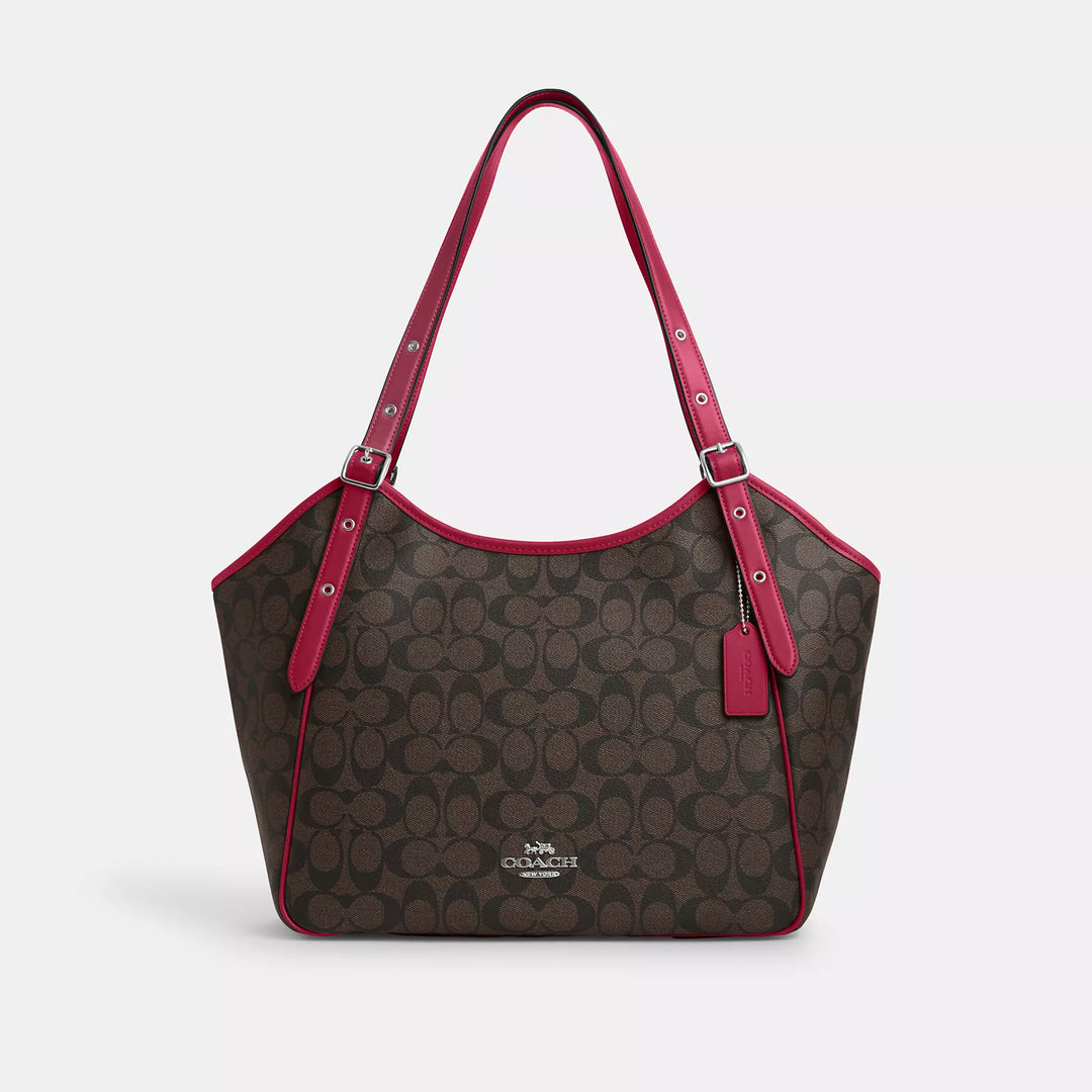 Coach Outlet Meadow Shoulder Bag In Signature Canvas | ShopSimon