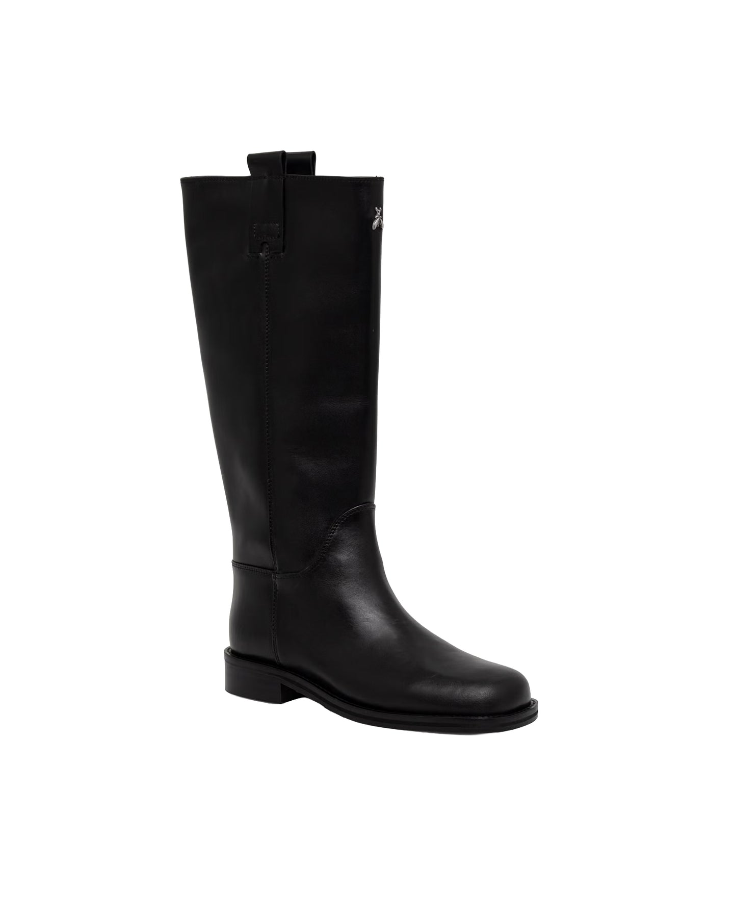 Minimalist Black Leather Boots Piped Center Seam Boots Crepe Sole Size EU 44 Lemaire Piped Zipped Boots | Black | Canoe Club main image 2
