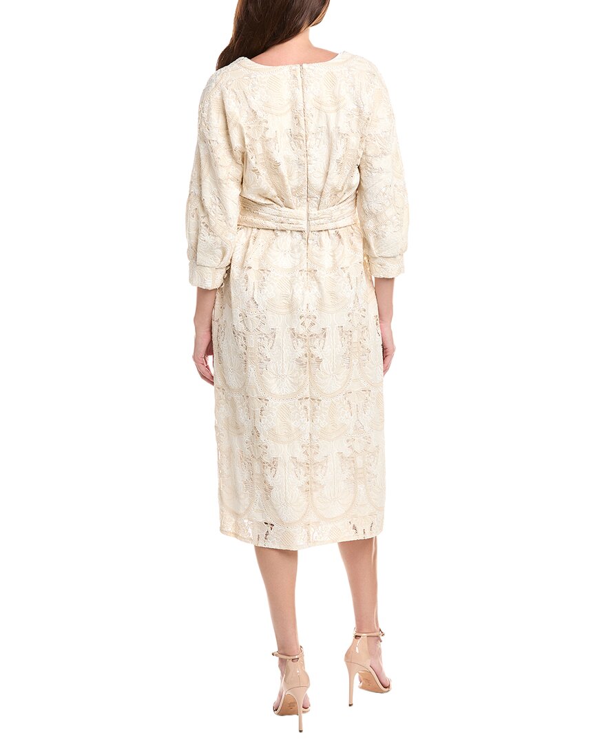 badgley mischka lace applique shirt dress Embroidered Midi - Beige Primary color:Light Lavender Enter garden parties with 30flash_jan22 Plus Size Burgundy Bridesmaid