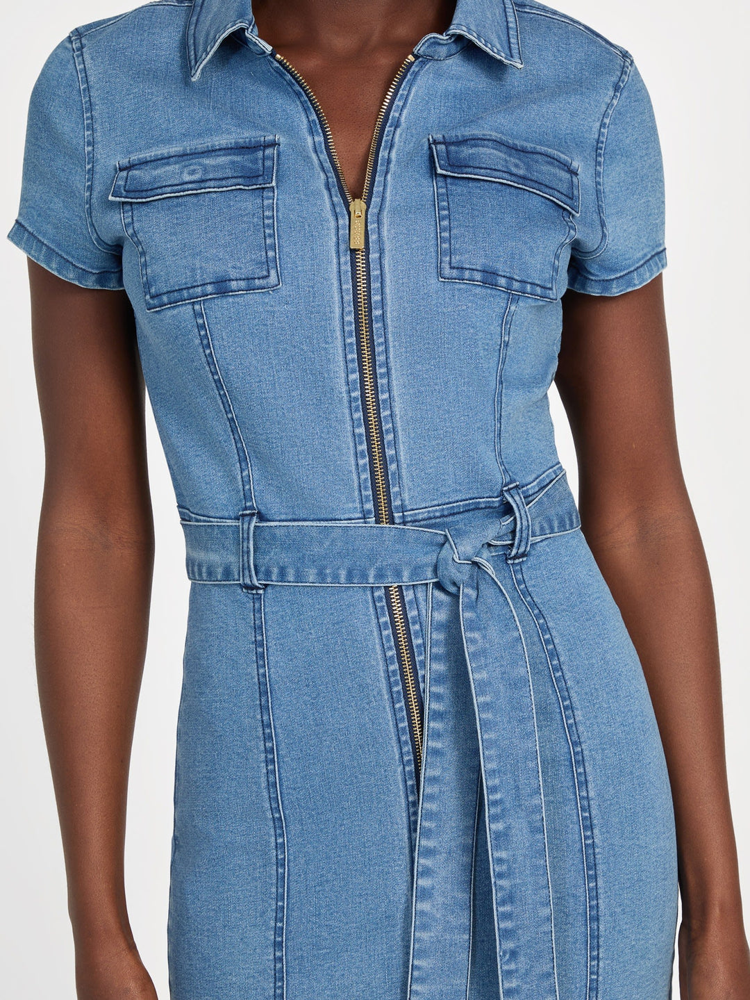 Guess Factory Eco Deanna Belted Denim Dress | ShopSimon Guess Factory Eco Deanna Belted Denim Dress | ShopSimon