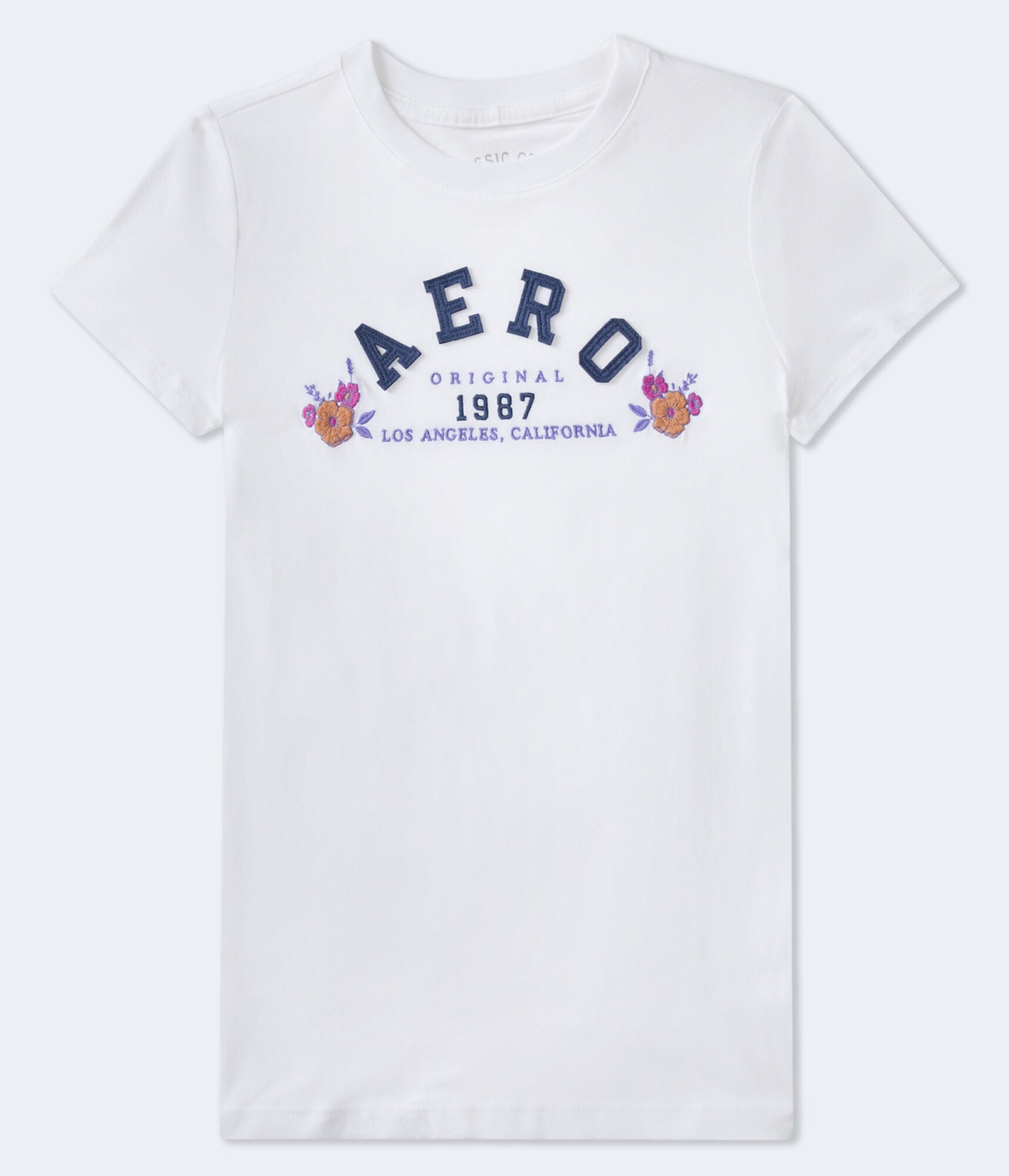 Aeropostale Aeropostale Arch Floral Appliqué Graphic Tee,All Products : American Fashion Style Bags On Sale Aeropostale Aeropostale Arch Floral Appliqué Graphic Tee,All Products : American Fashion Style Bags On Sale