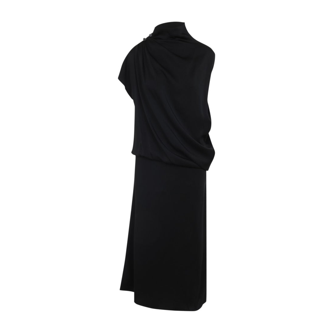 ワンピース FABIANA FILIPPI Fabiana Filippi Viscose Midi Dress FABIANA FILIPPI A-Line Mixed Media Midi Dress | Neiman Marcus