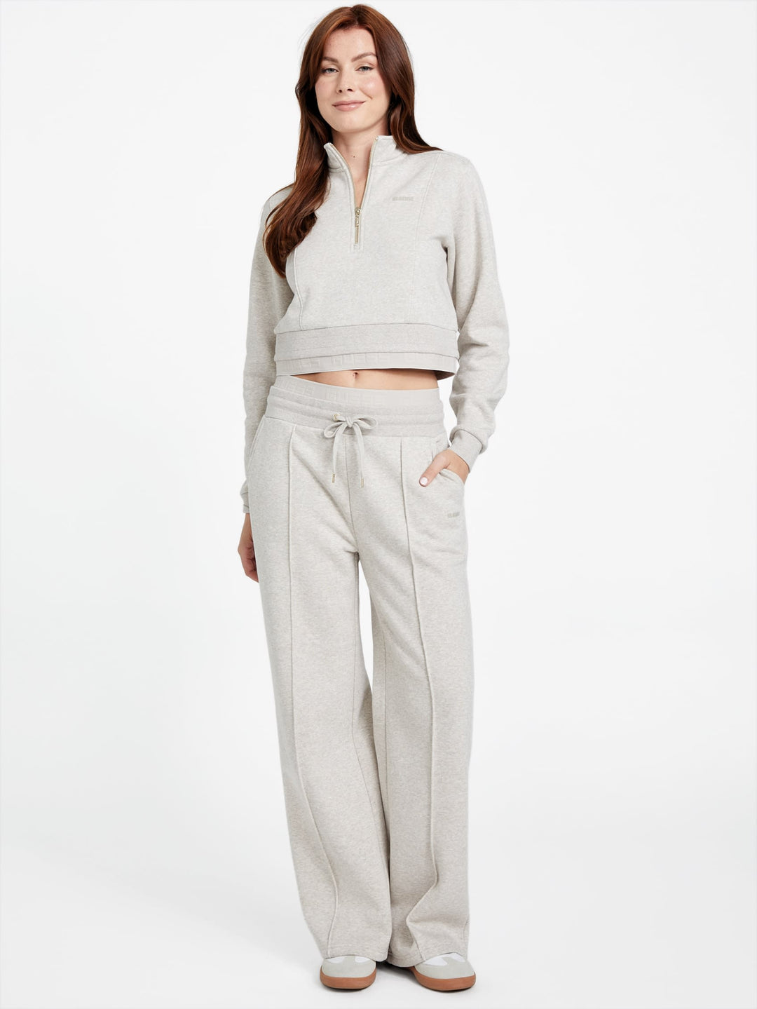 Guess Factory Livy Half-Zip Pullover Sweatshirt | ShopSimon