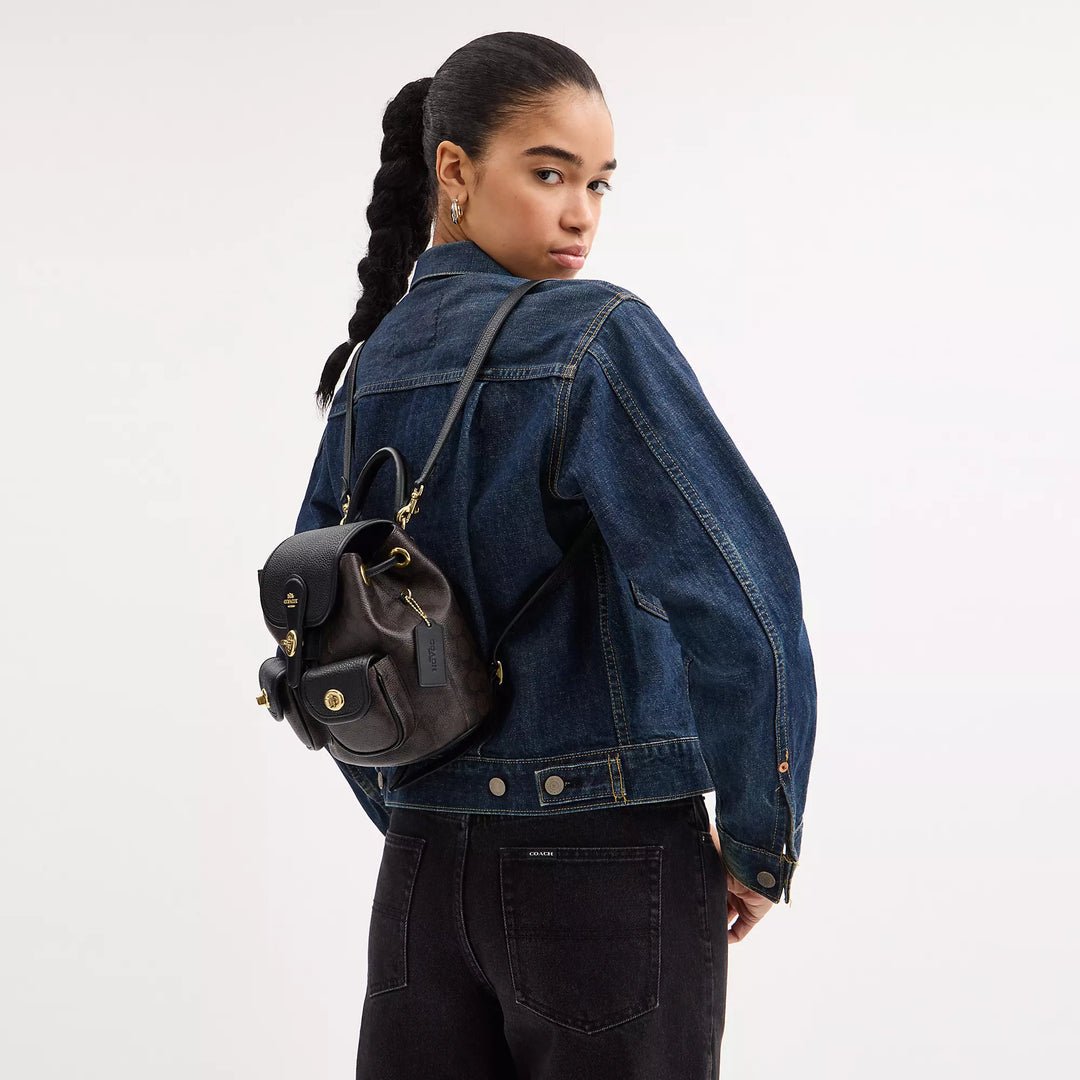 Coach Outlet Hadley Backpack In Signature Canvas