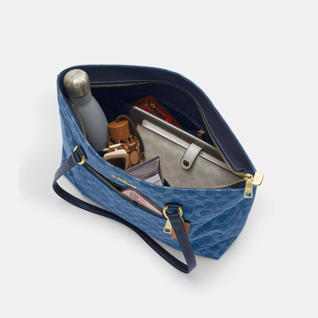 Coach Outlet Station Tote Bag In Signature Denim | ShopSimon