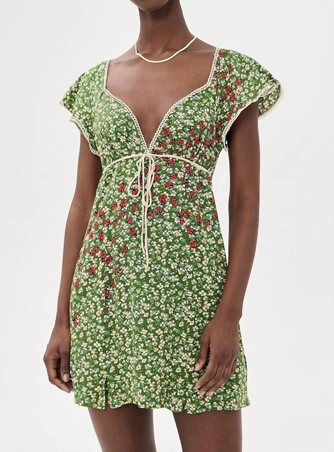 Free People Back Road Mini Dress In Forest Green | ShopSimon Free People Back Road Mini Dress In Forest Green | ShopSimon
