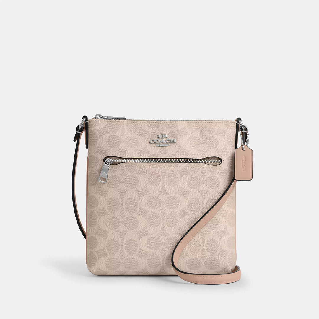 Coach File Purse Beige outlet and Pink