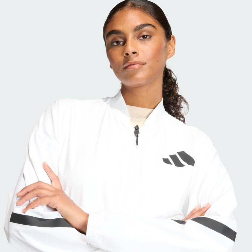 adidas Women's Z.n.e. Woven Bomber Jacket | ShopSimon