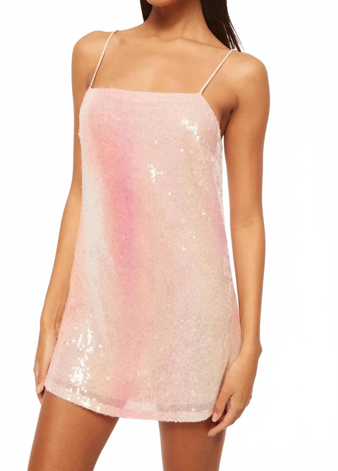 Misa Los Angeles A-Line Sequin Mini Dress In Ombre