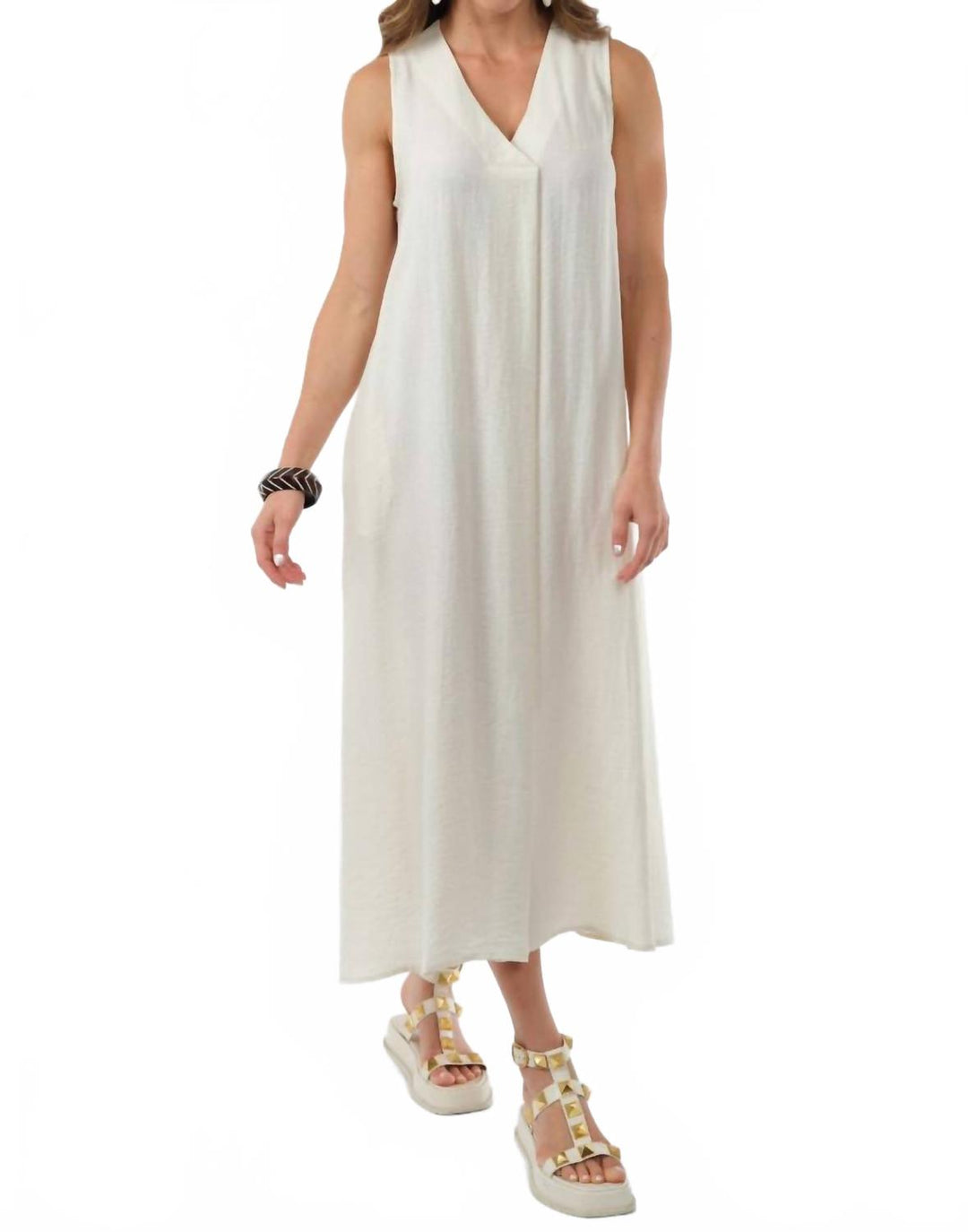 LIOR Amelia Dress In Off-White | ShopSimon