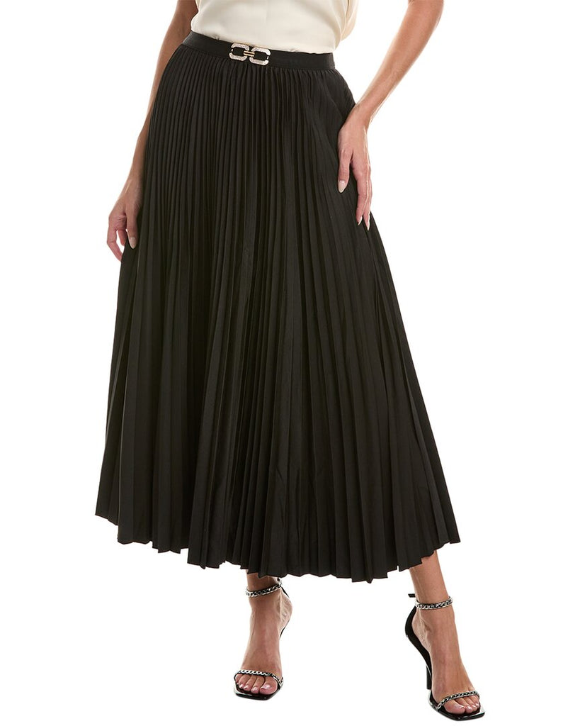 Gracia pleated leather skirt hotsell