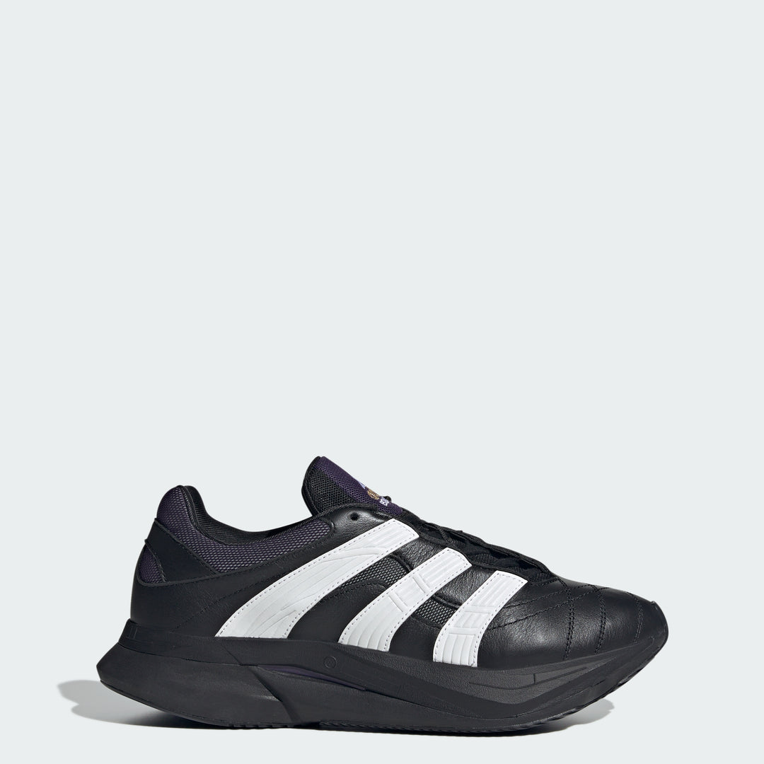 adidas Equipment Predator Run Shoes - Men's - Core Black / Cloud White / Aurora Plum