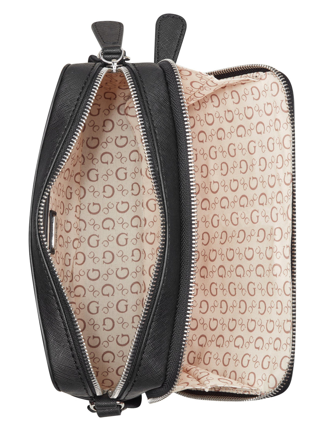 Guess Factory Haddington Mini Double-Zip Crossbody | ShopSimon