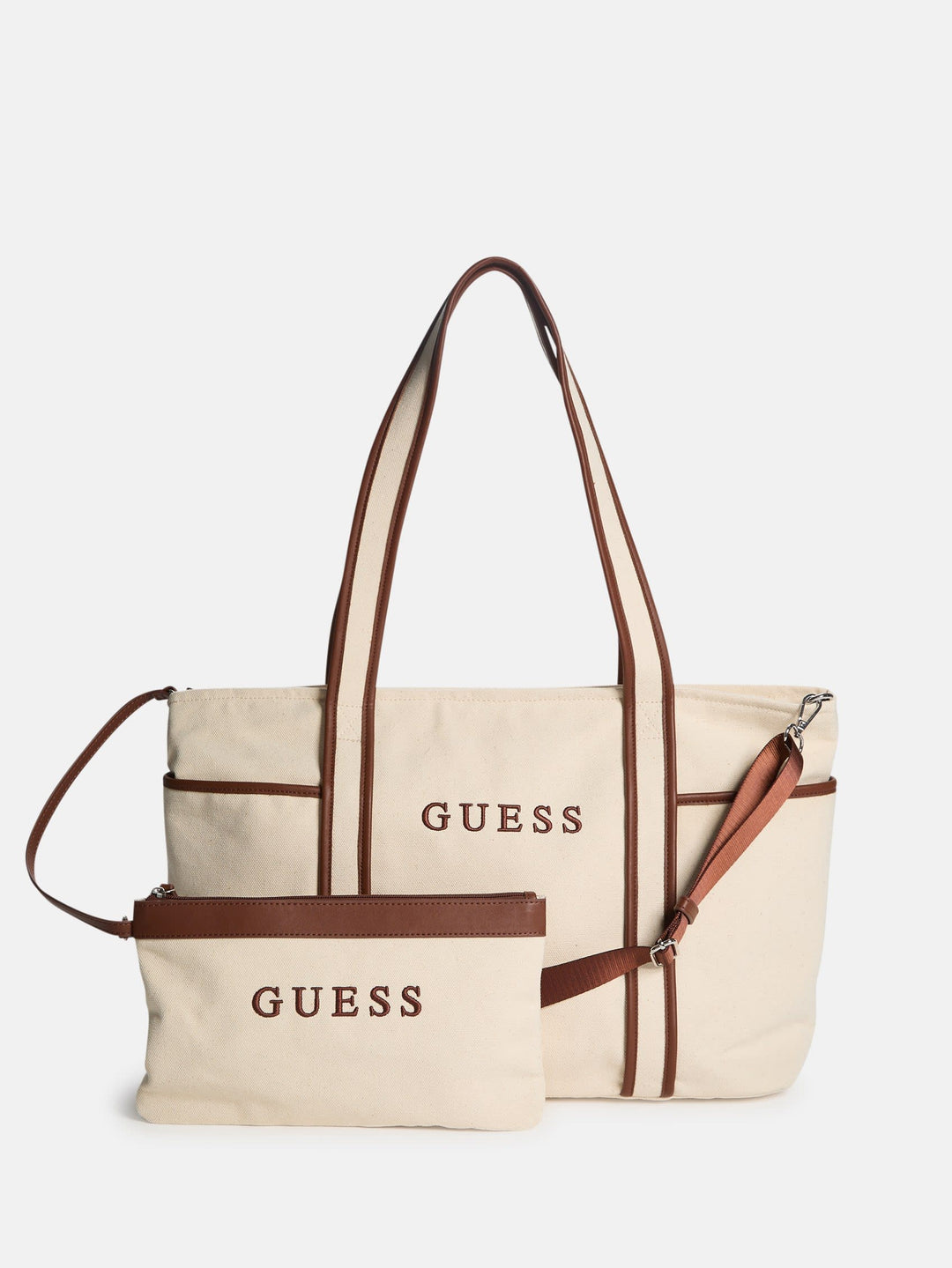 Guess Factory Canvas Logo Tote | ShopSimon