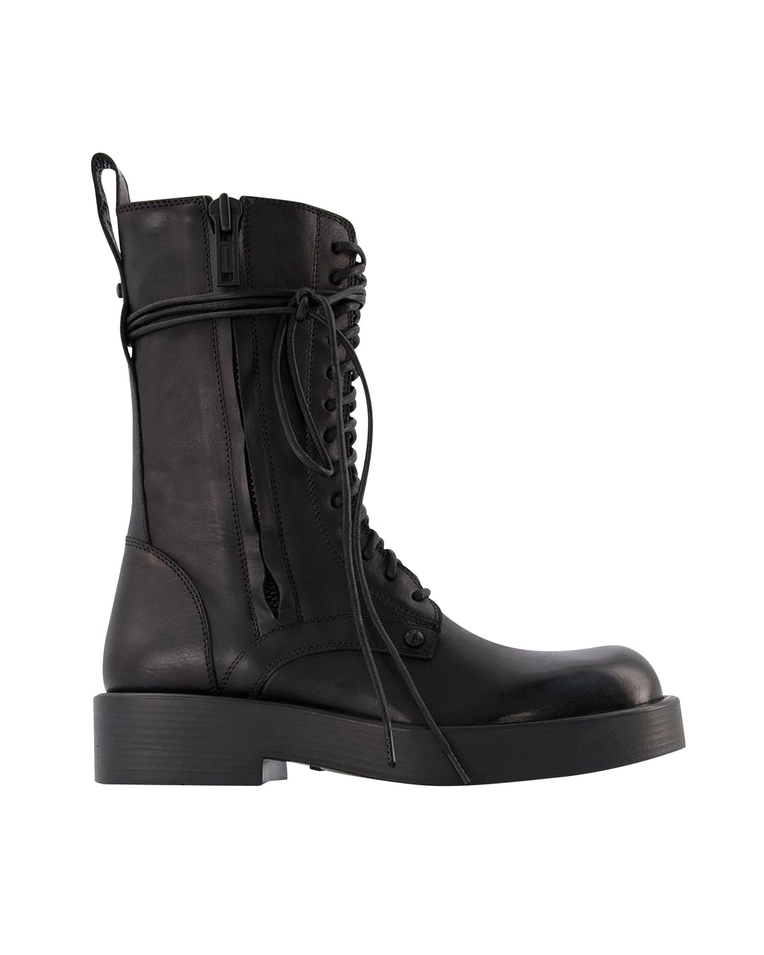 elleme Eclair Zipper Boots in Black Leather ELLEME Women