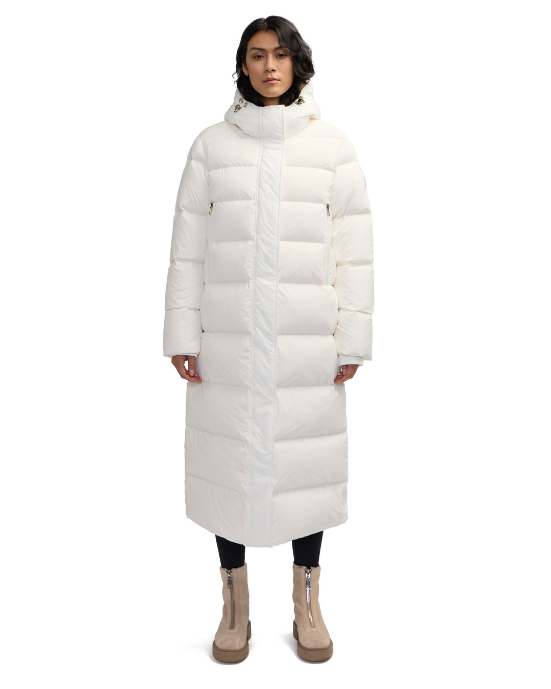 Pajar Women's Verity Long Boxy Channel Quilted Puffer | ShopSimon