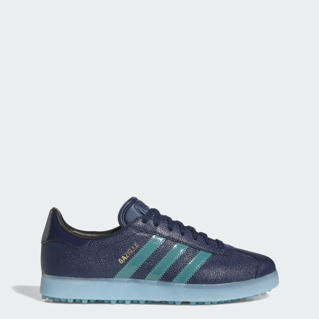 adidas gazelle silver green womens adidas Men's Gazelle Lux Spikeless Golf Shoes