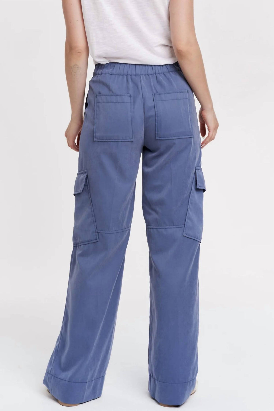 【10月24日迄】lig. wide cargo pant Blue Another Love Cairo Cargo Pants In Stormy Blue | ShopSimon