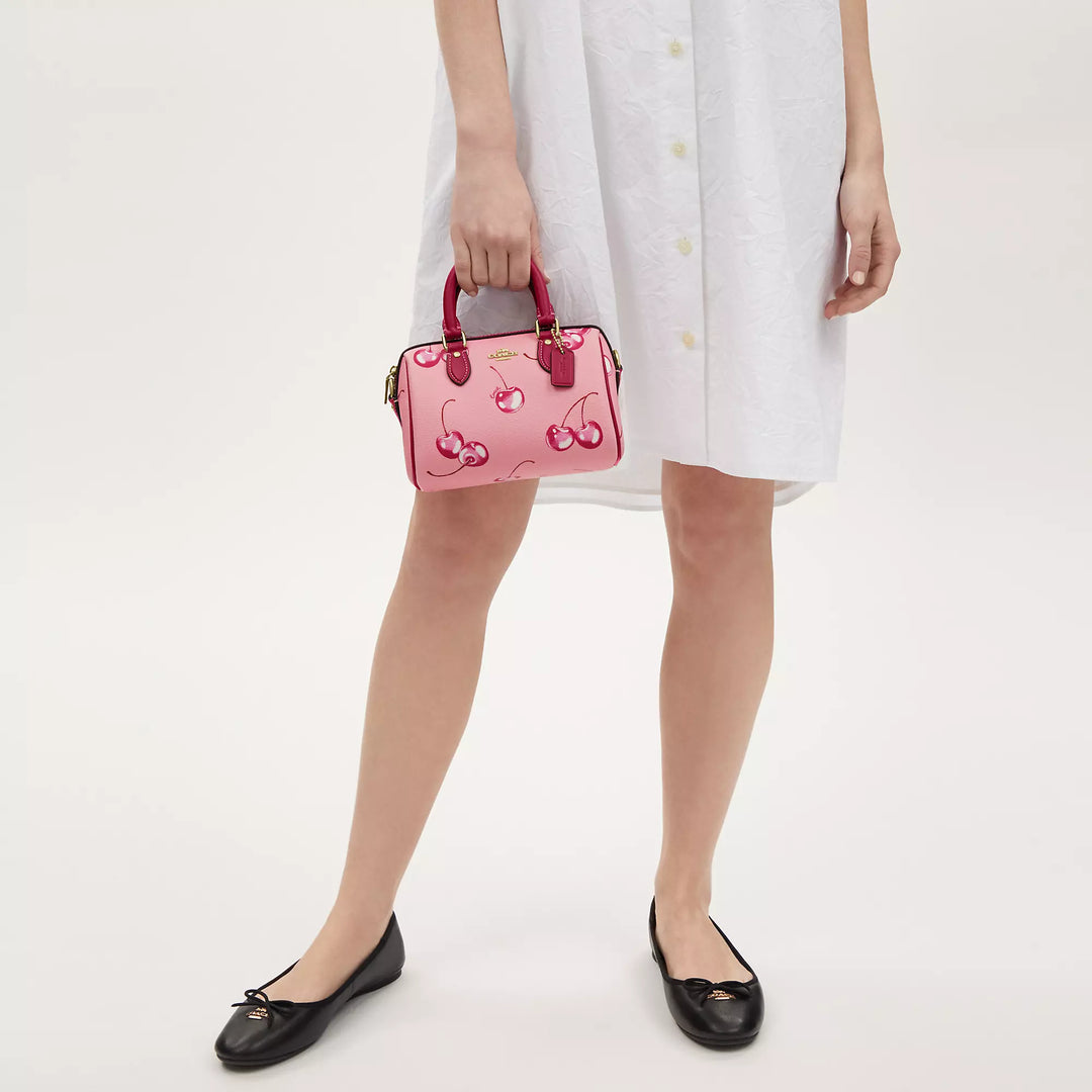 Coach Outlet Mini Rowan Crossbody With Cherry Print | ShopSimon