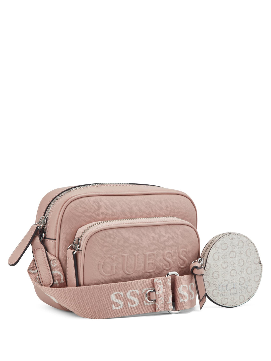 Guess Factory Lya Mini Double-Zip Crossbody | ShopSimon