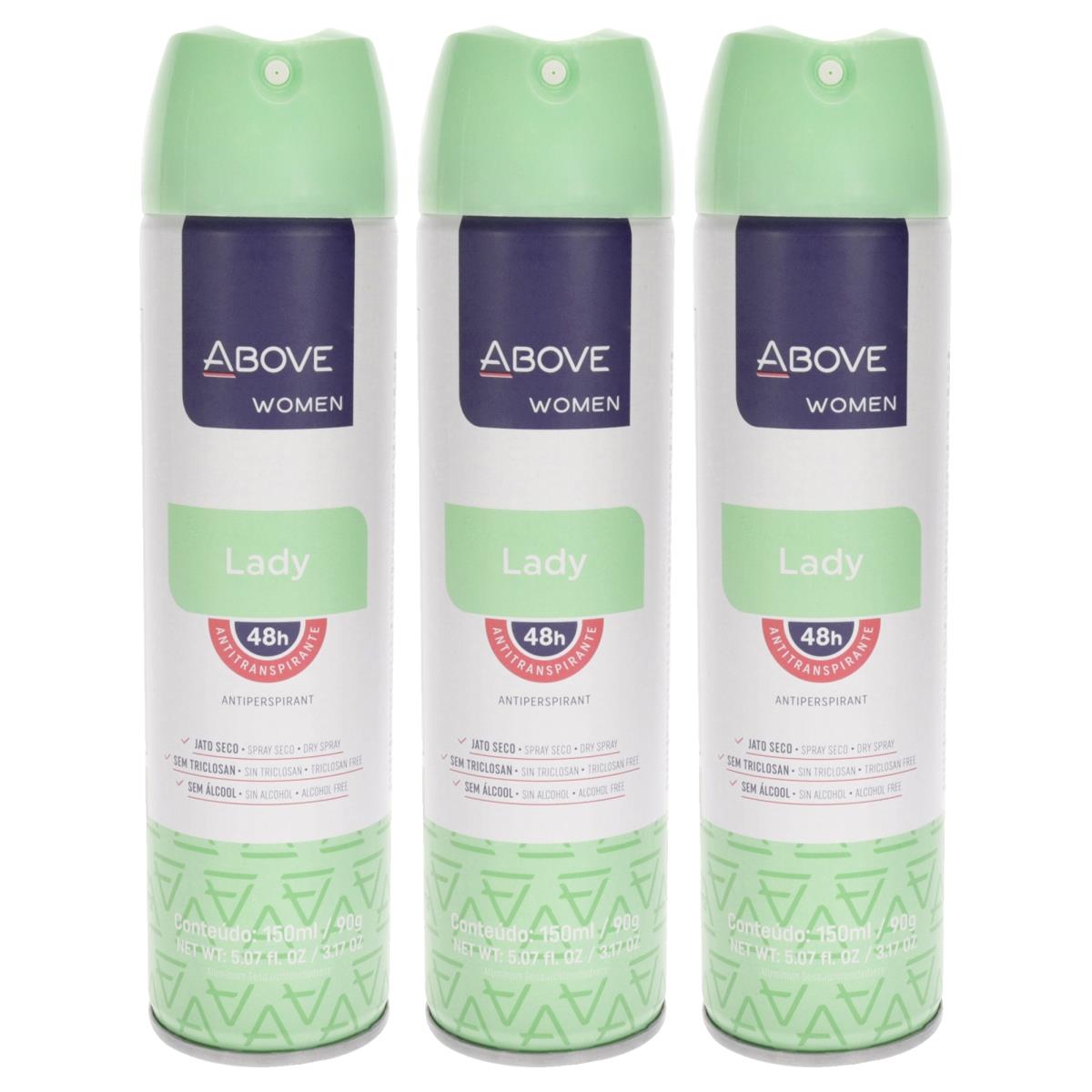Above Above 3.17 oz 48 Hours Antiperspirant Deodorant for Women - Lady - Pack of 3,All Products : American Fashion Style Bags On Sale