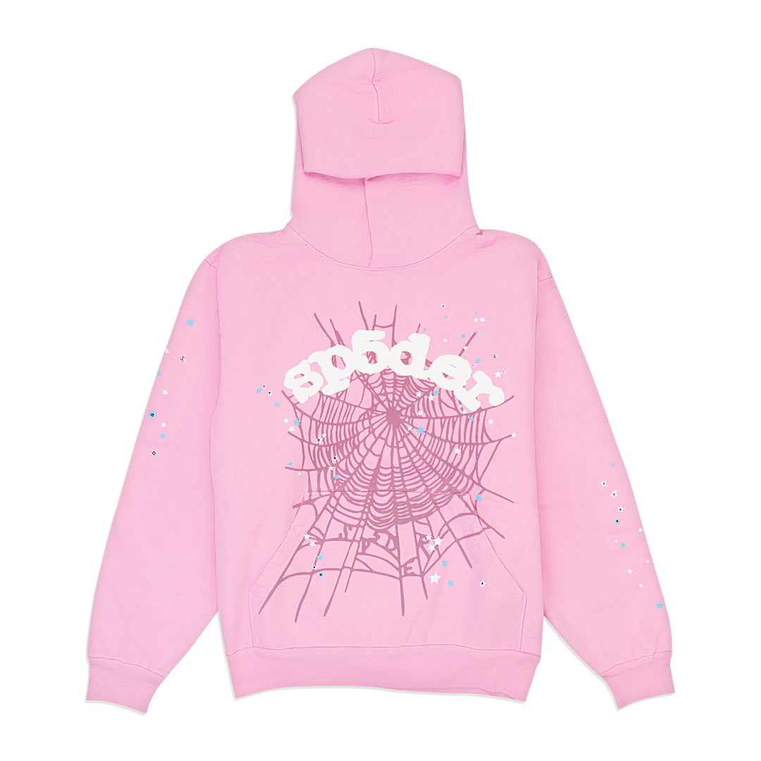 SP5DER Og Web Hoodie - Pink | ShopSimon
