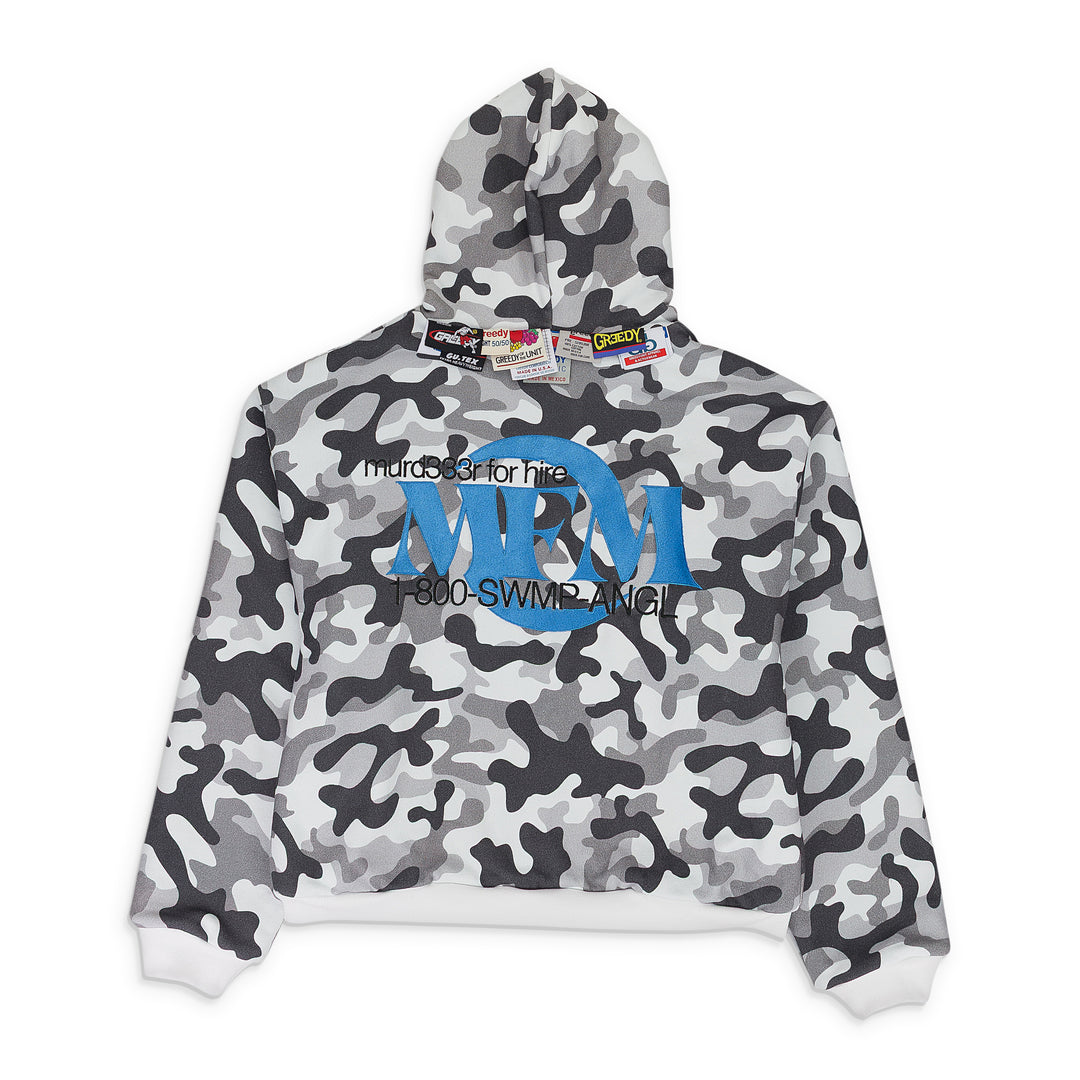 MURD333R.FM x GR33DY UNIT GREEDY UNIT x MURD333R.FM WHITE CAMO