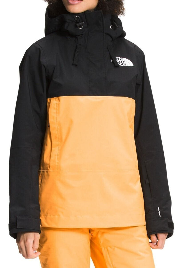 The North Face Nf0a4r1g Women Black/yellow Tanager Pullover Jacket