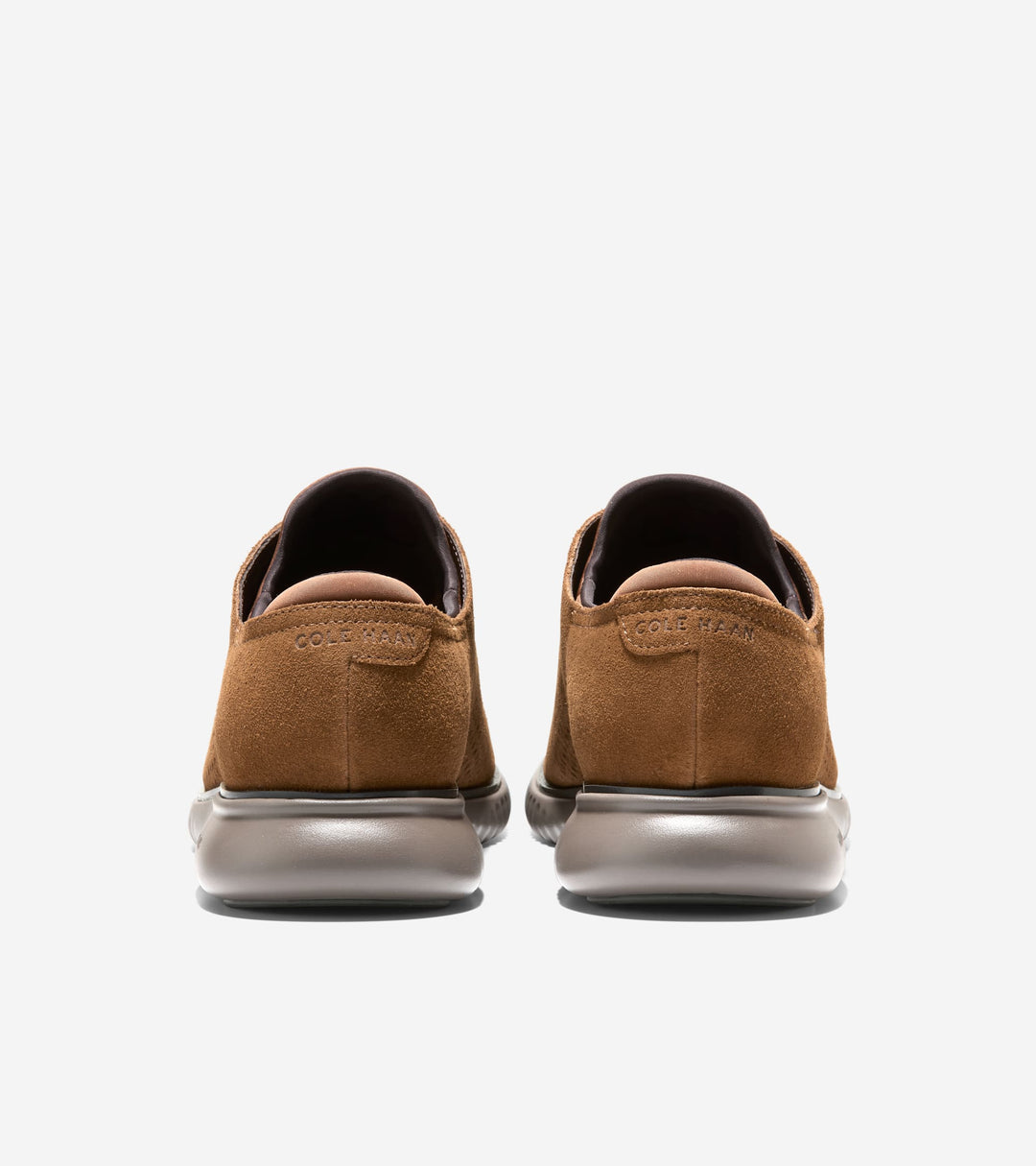 NEW Cole Haan 2.ZERØGRAND Suede Laser Cut Oxfords Men Brown Raven NIB Cole Haan Men main image 4