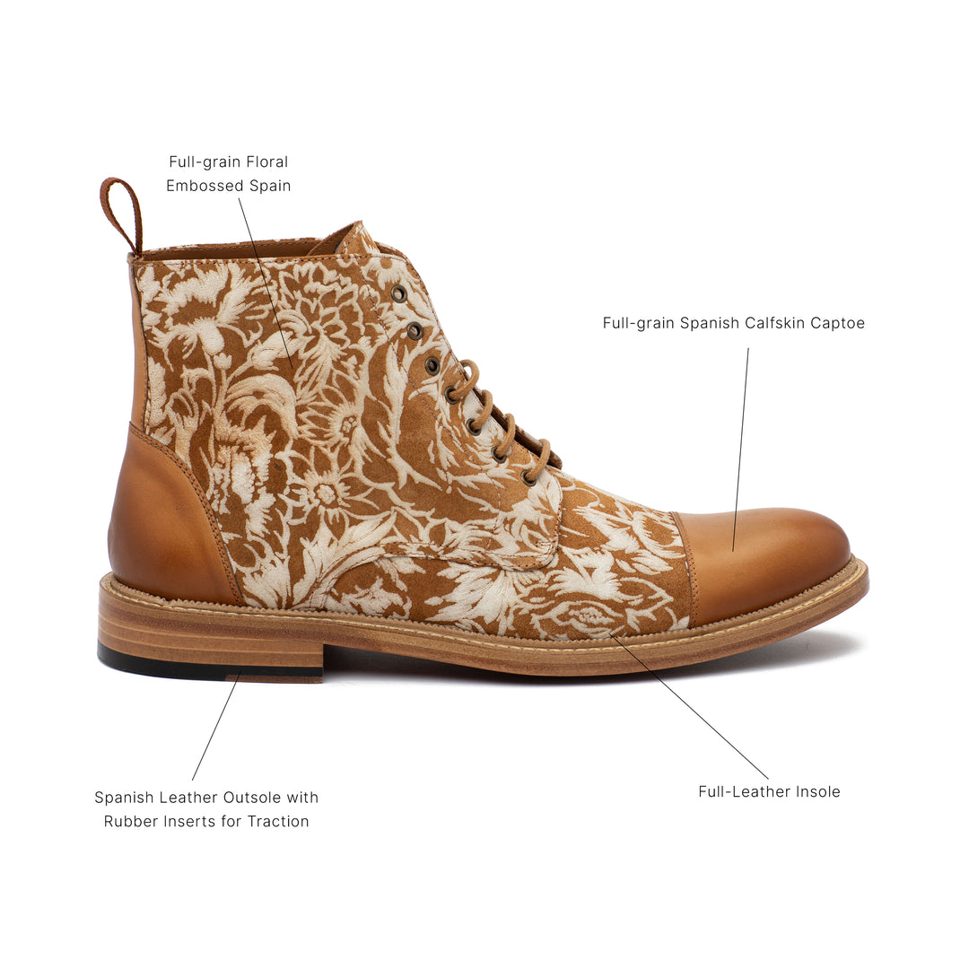 TAFT The Rome Boot In Floral | ShopSimon display picture 2