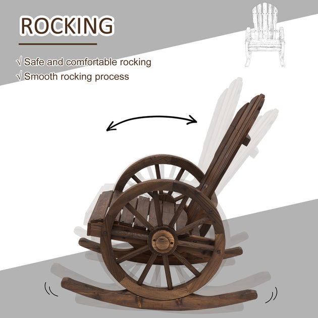 Streamdale Furniture Streamdale Classic Adirondack Rocking Chair with ...