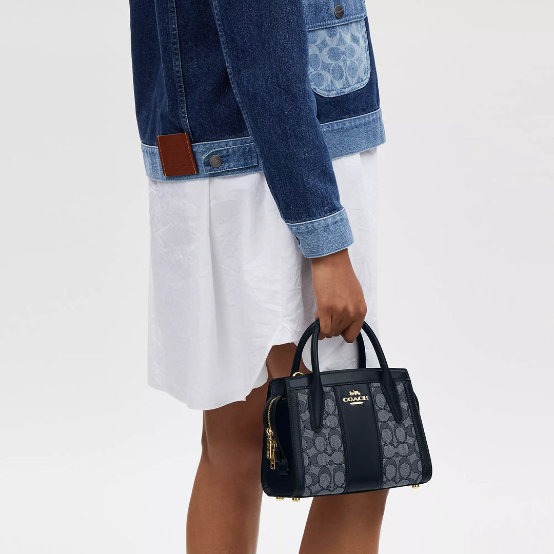 Coach Outlet Andrea Carryall Bag In Signature Jacquard | ShopSimon