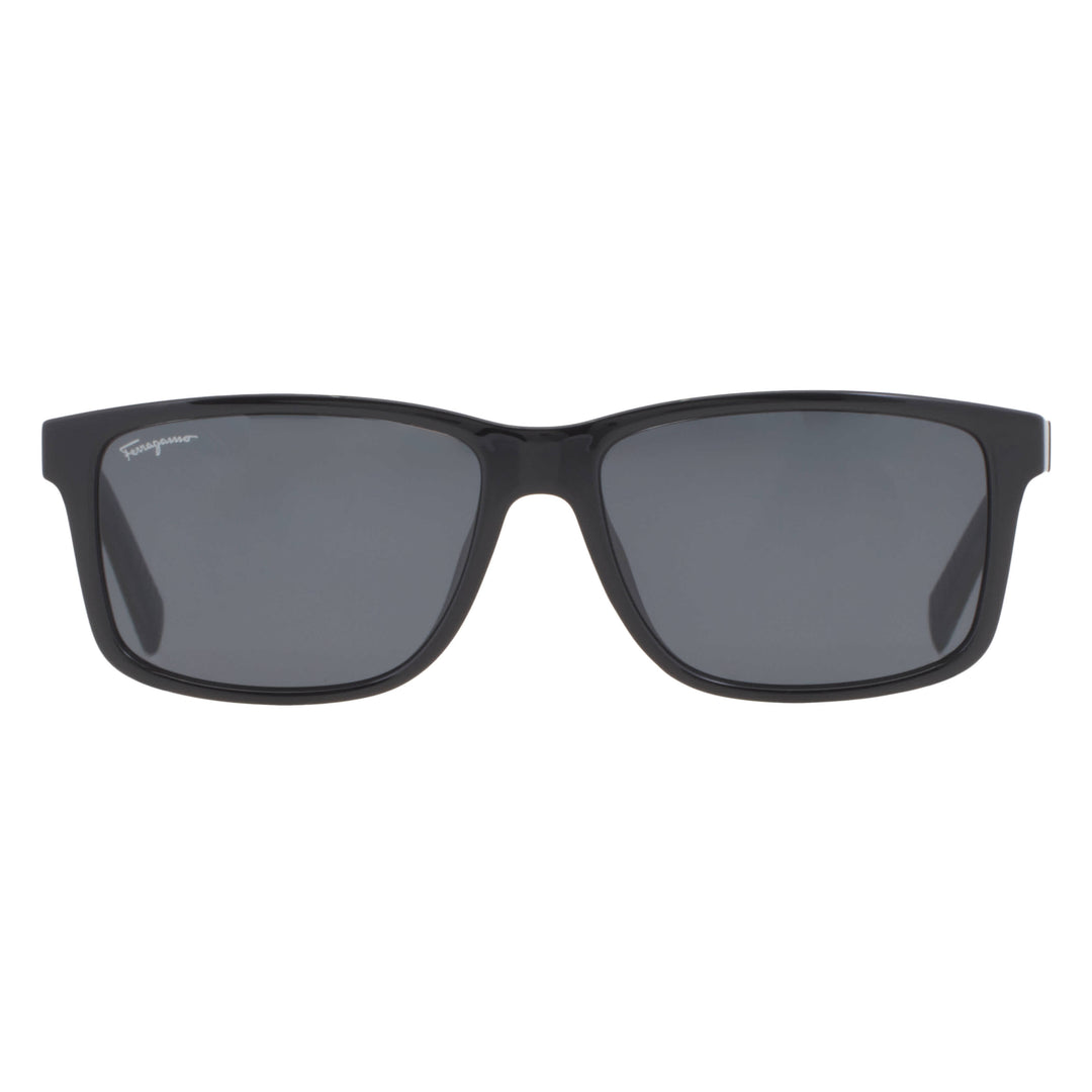 Salvatore Ferragamo Dark Grey Rectangular Men's Sunglasses Sf938s