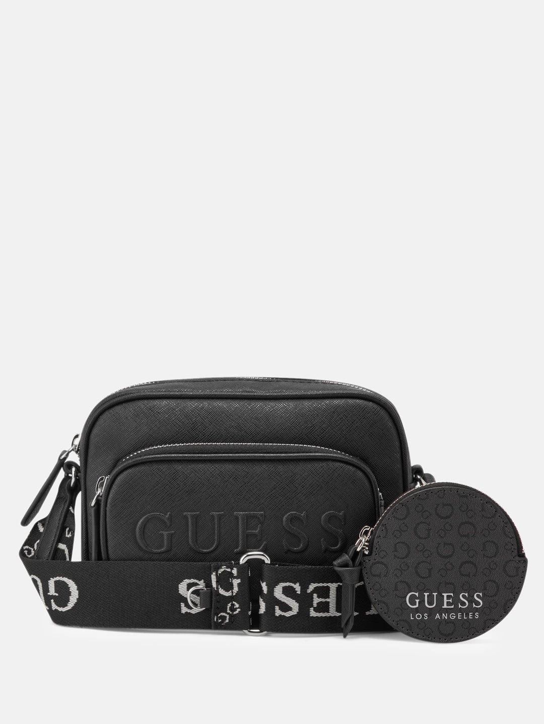 Guess Factory Lya Mini Double-Zip Crossbody | ShopSimon